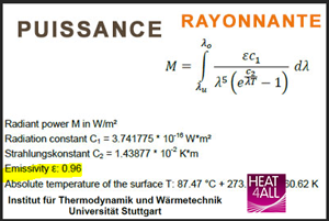 émissivité radiateur infrarouge lointain