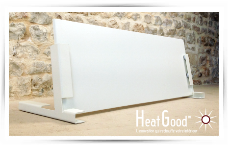 radiateur infrarouge heatgood sur pieds