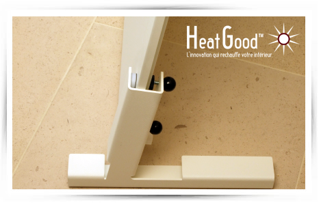 radiateur infrarouge heatgood sur pieds